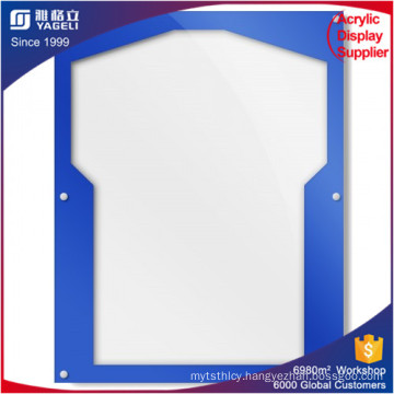 Clear Acrylic Display Frame /Wall Mounted Acrylic Jersey Display Case